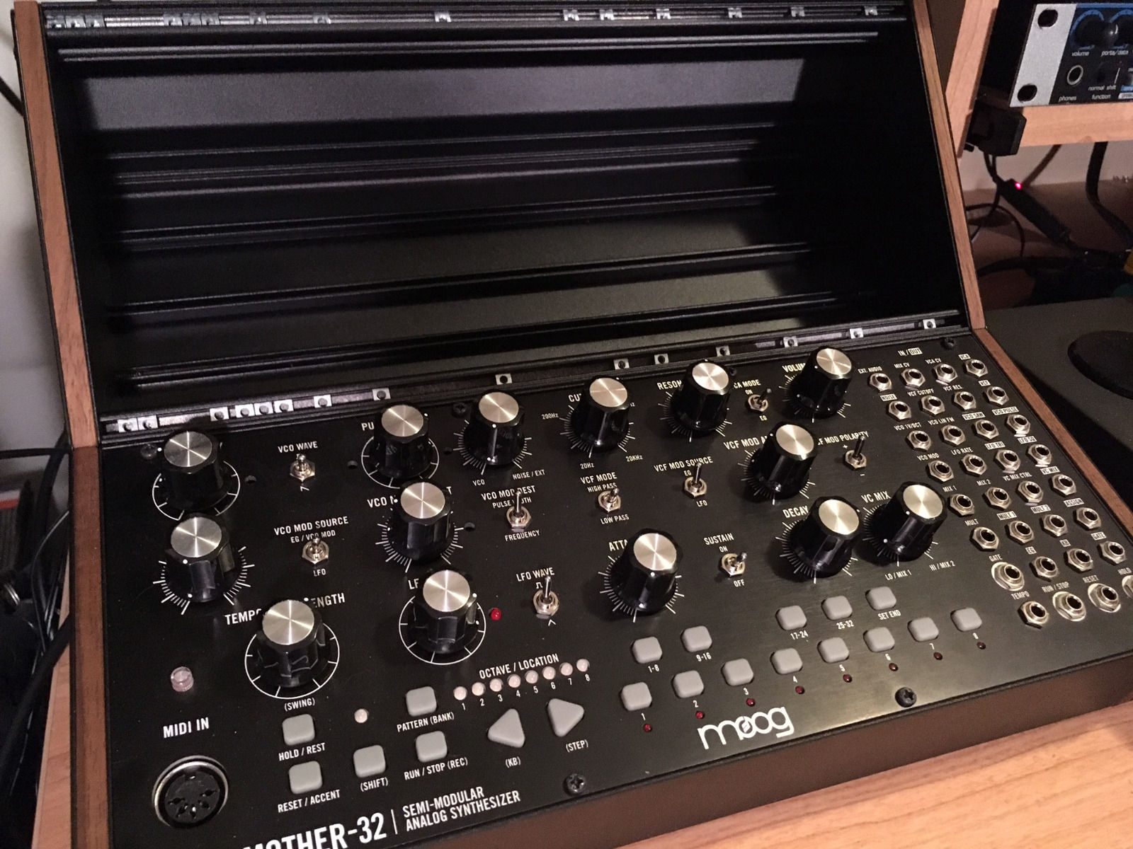 MATRIXSYNTH: Moog Mother 32 Synthesizer with Two Tier Rack and Moog