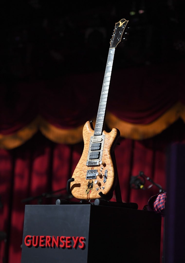 The Unique Guitar Blog Jerry Garcia's Wolf Guitar Is Auctioned For A