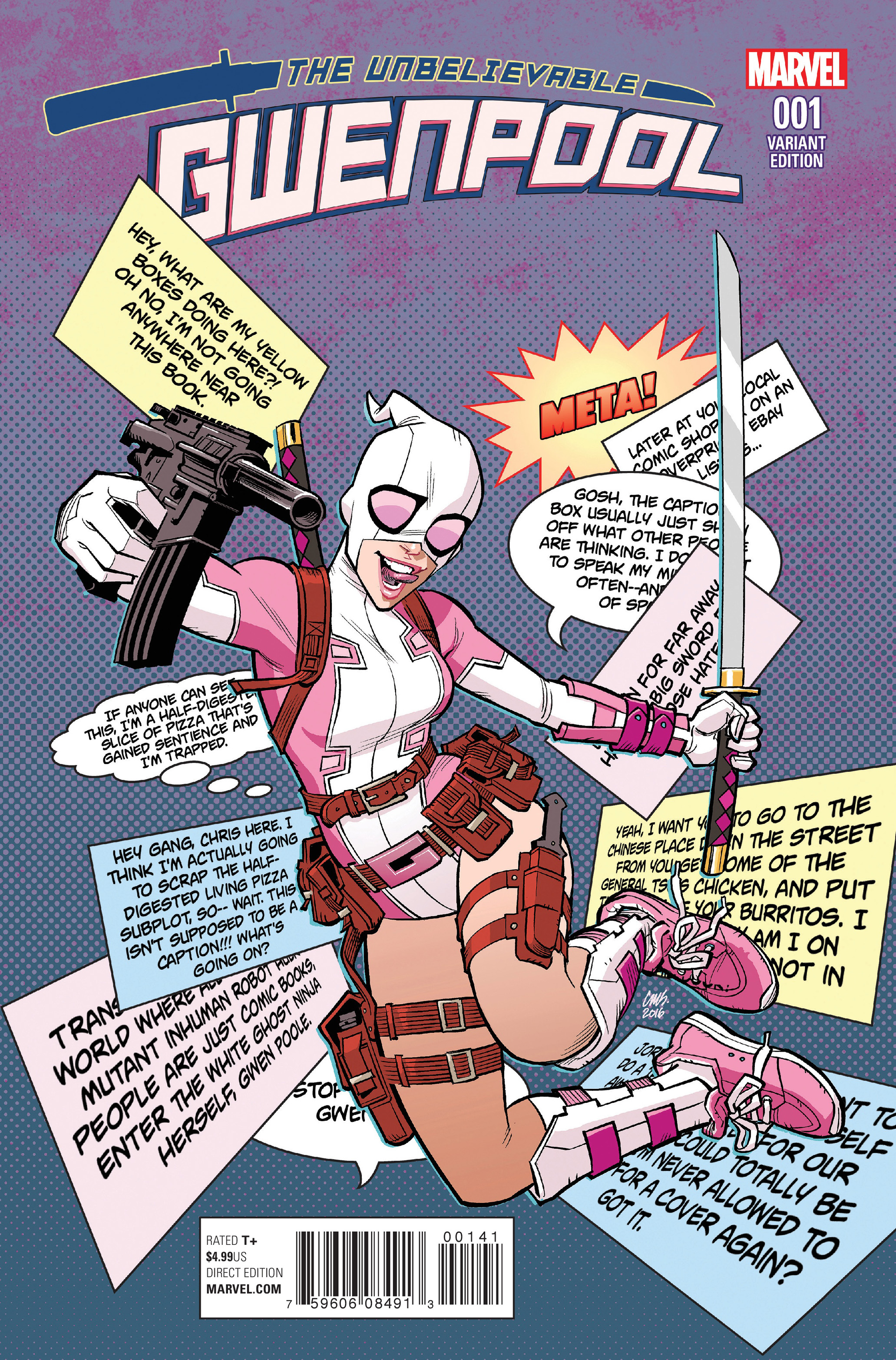 Read online The Unbelievable Gwenpool comic -  Issue #1 - 4