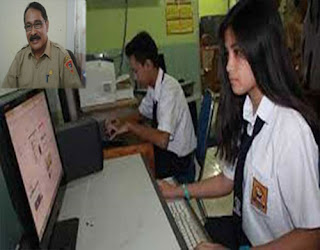 SMP Negeri 6 Ambon Laksanakan ujian berskala UNBK 1 test Komp SMP enam