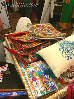 Cushions at the Crafter's Expo Karachi