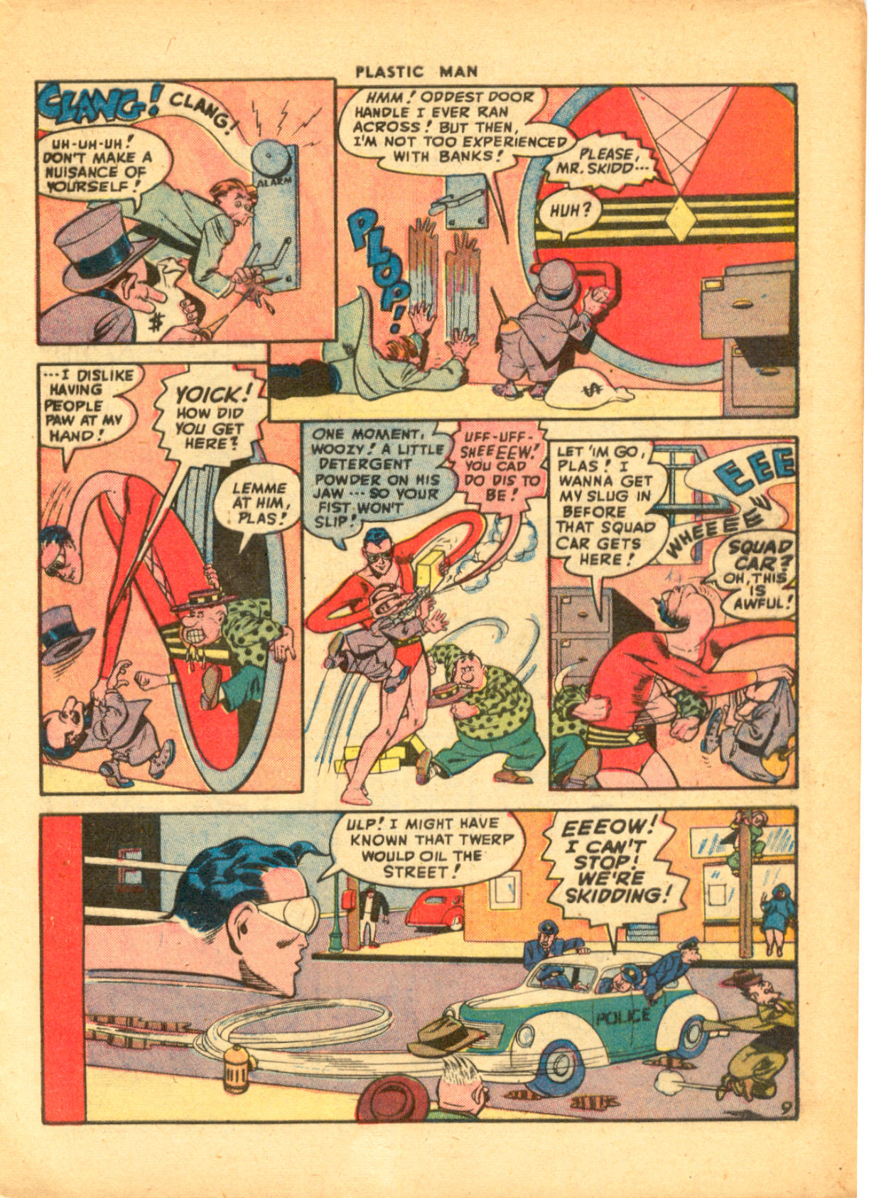 Read online Plastic Man (1943) comic -  Issue #9 - 11