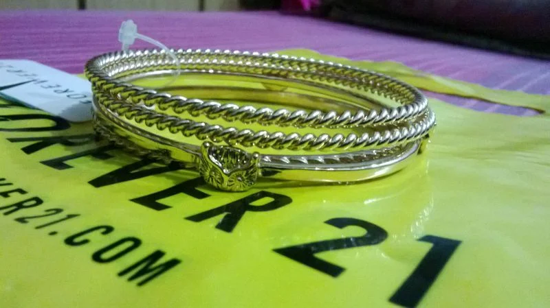 Forever 21 Braided Owl Bangle Set Review
