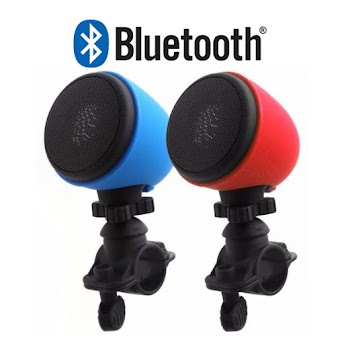 Som P/ Motocicleta / Bicicleta Bluetooth 3.0 com Microfone
