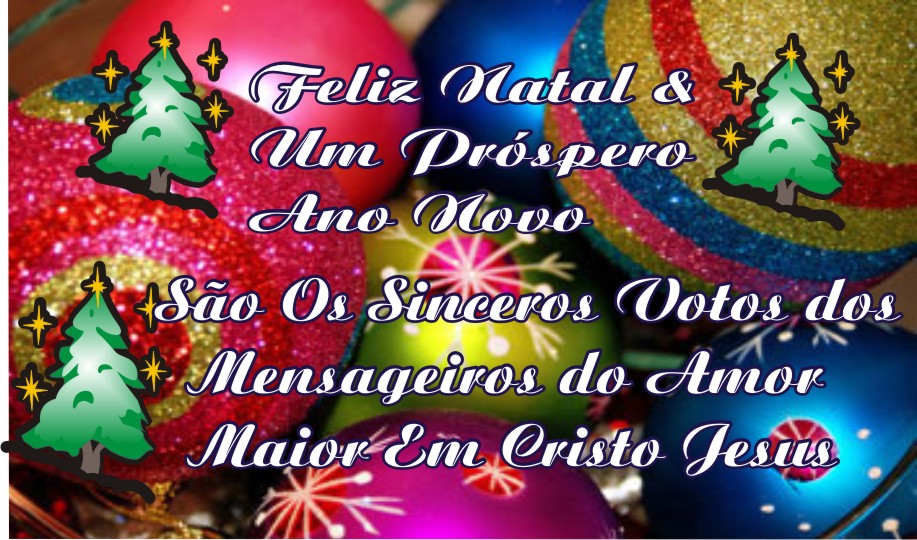 Feliz Natal & Próspero Ano Novo