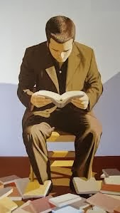 Hombre leyendo