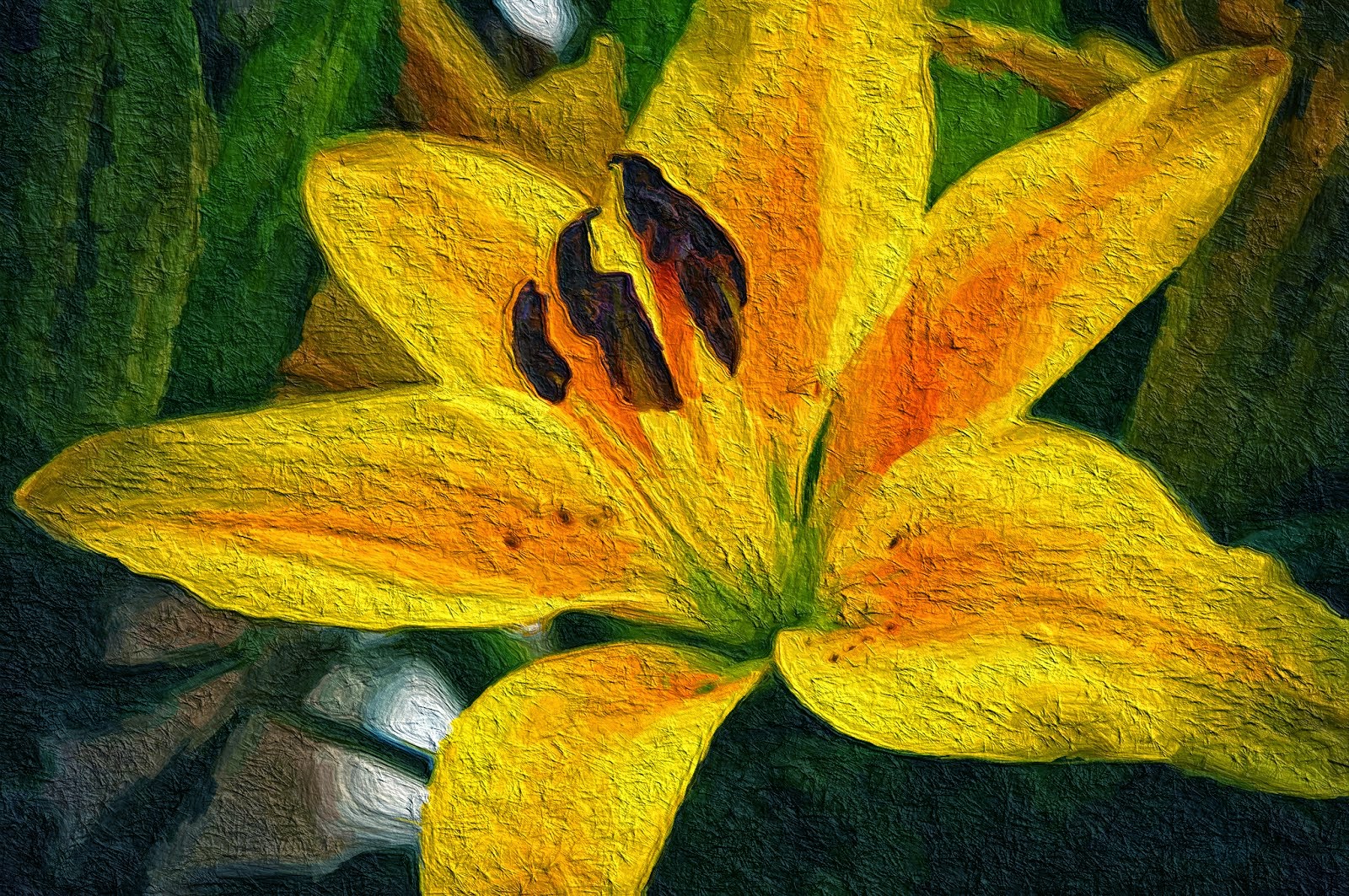 15 beautiful yellow flower free paintings