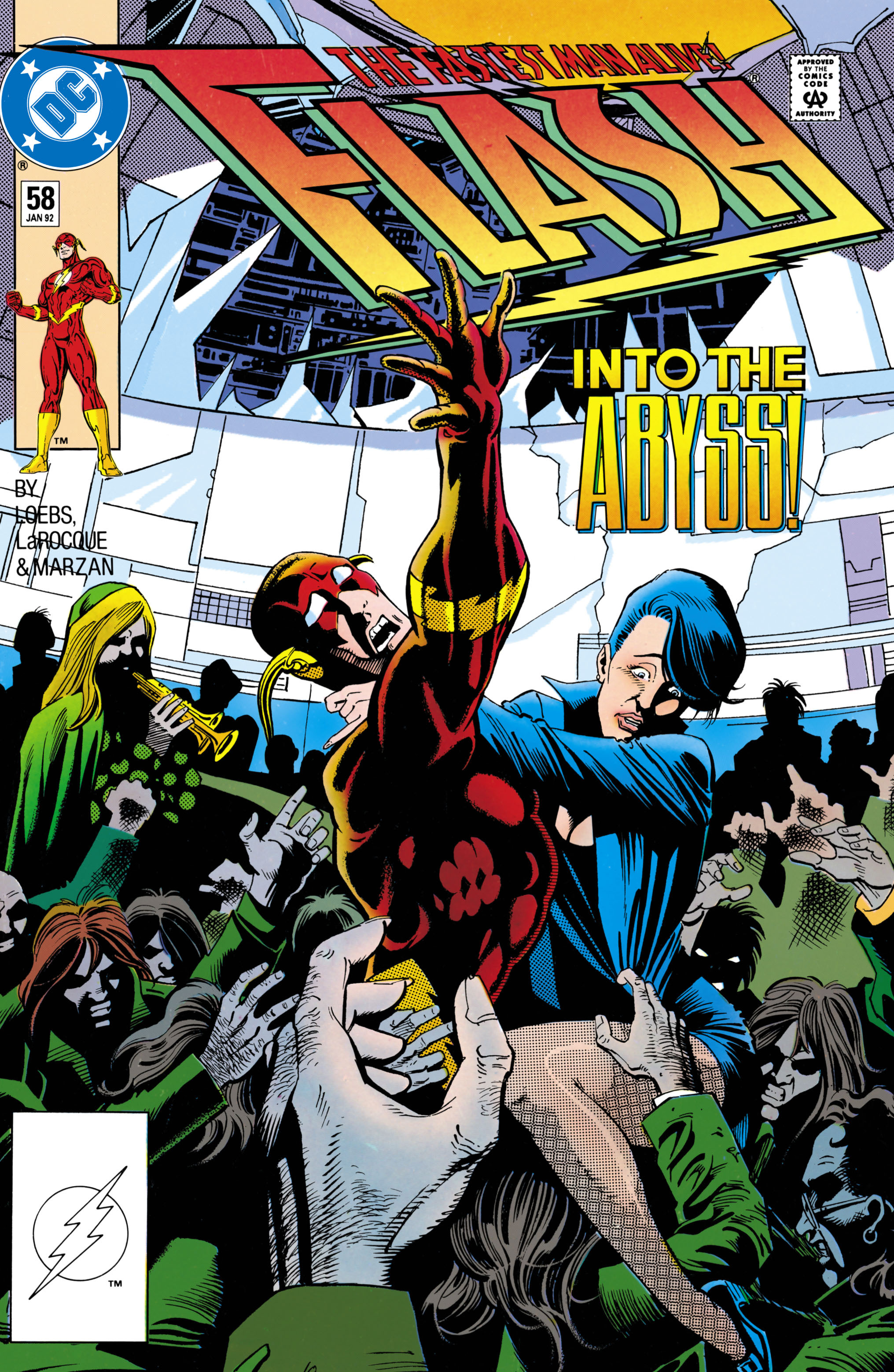Read online The Flash (1987) comic -  Issue #58 - 1