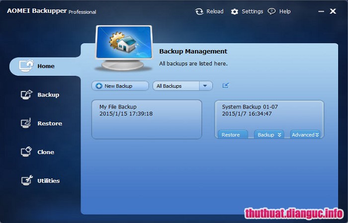 Download AOMEI Backupper Professional 4.5.6 Full Cr@ck