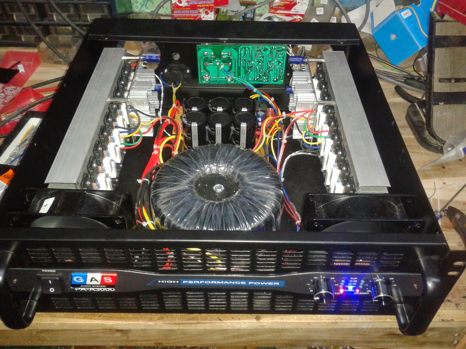 Power Amplifier para Profesional: Power Amplifier Rakitan rasa Build Up.