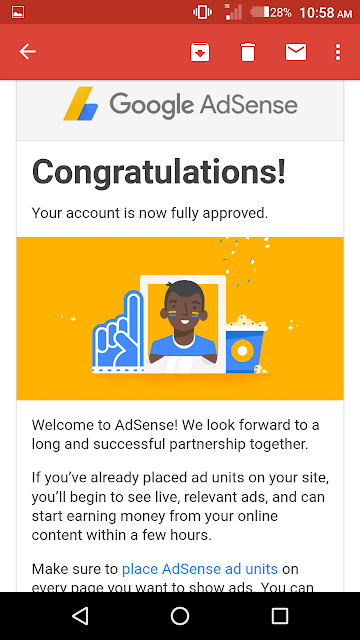 Imdishu's AdSense approved now www.imdishu.com Imdishu AdSense approve email