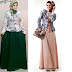 Model Baju Batik Modern Gamis Kombinasi Batik Remaja