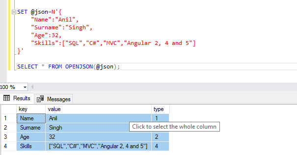 SQL Server 2016 - OPENJSON read nested JSON and Insert INTO Tables