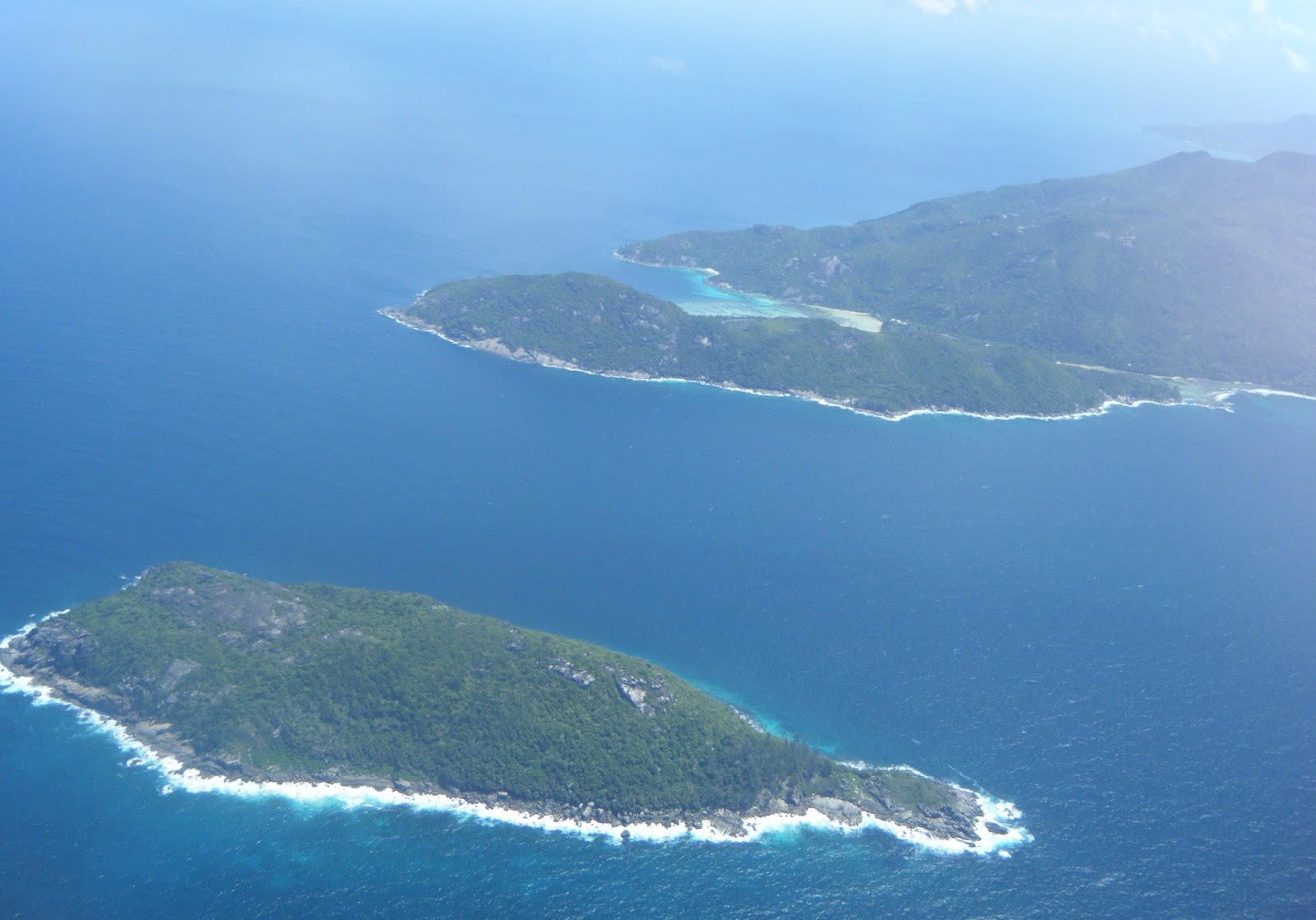 Underwater Centre Dive Seychelles Dive sites from the air