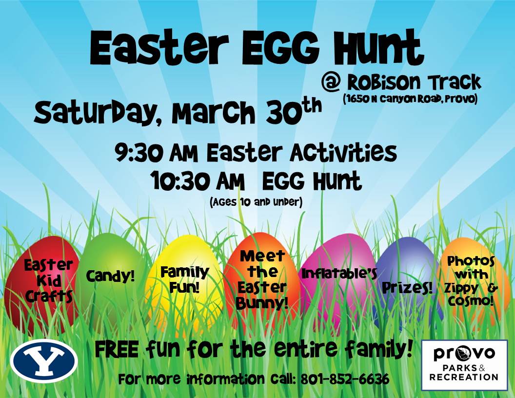 Provo City Events 38th Annual Easter Egg Hunt