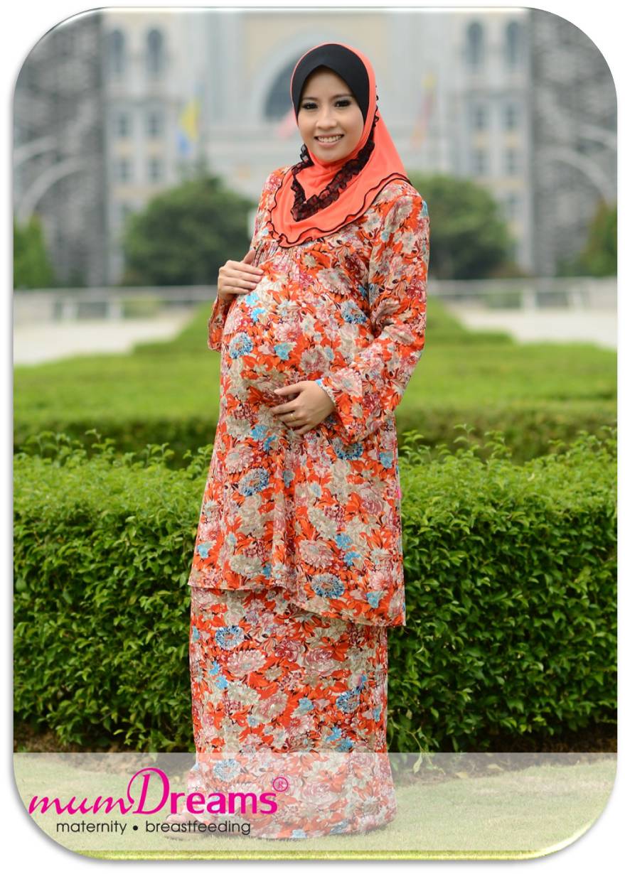 UMI AHMAD SHOPPE Baju Kurung untuk ibu mengandung umi 