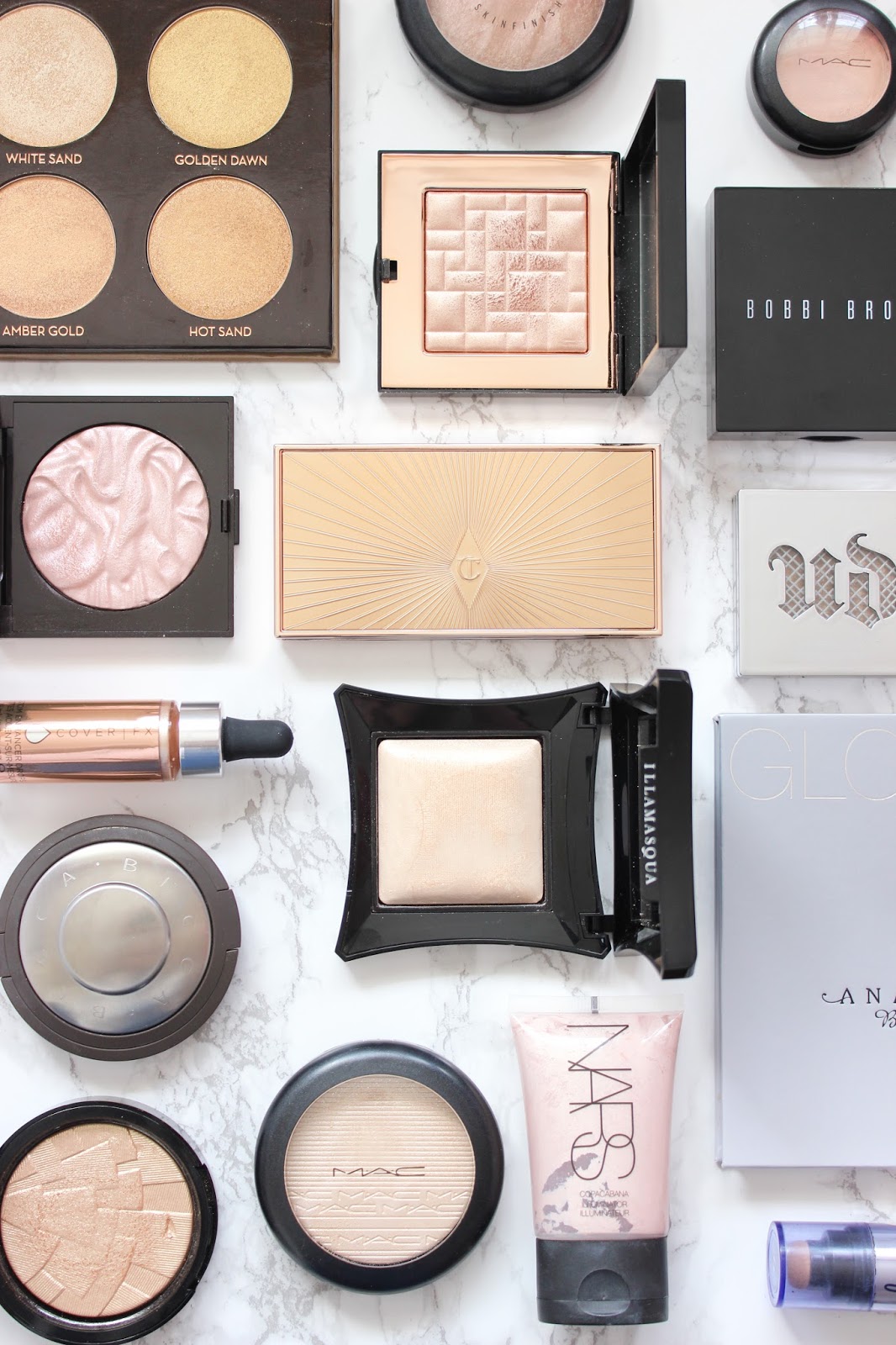 High-End Highlighter Collection | Review & Swatches BRITISH BEAUTY ADDICT