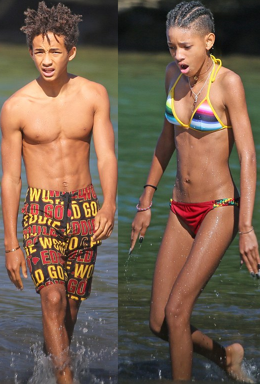 Perfect-Jada-Pinkett Smith flaunts perfect butt in thong bikini(Photos) .