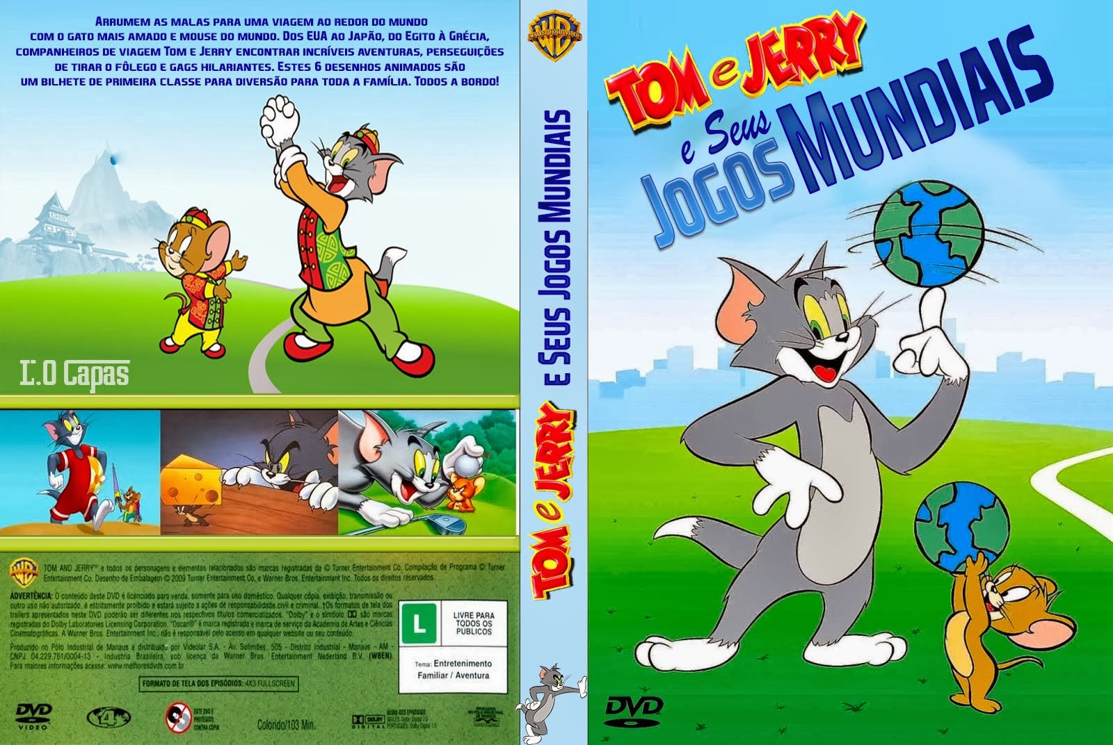 Barattainfantil Tom & Jerry e Seus Jogos Mundiais Barattainfantil Tom & Jerry e Seus Jogos Mundiais