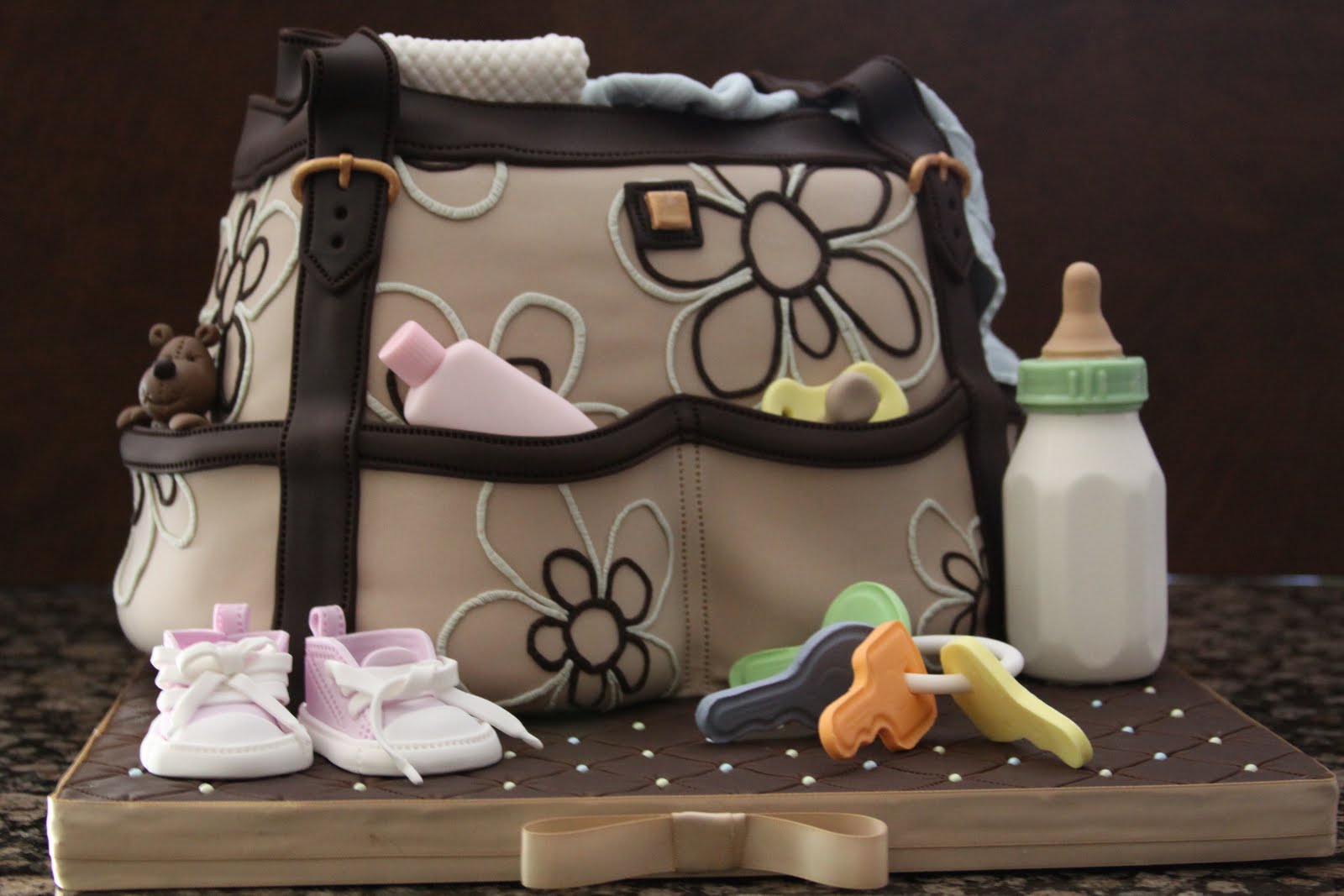 . Diaper Bag Cake