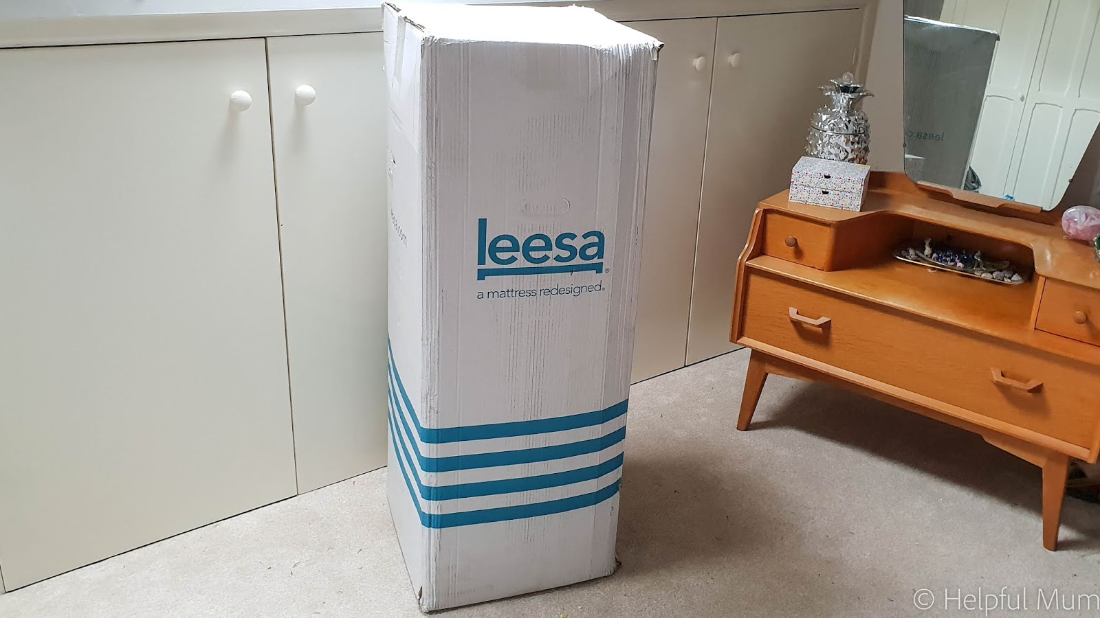 dimensions of leesa mattress box