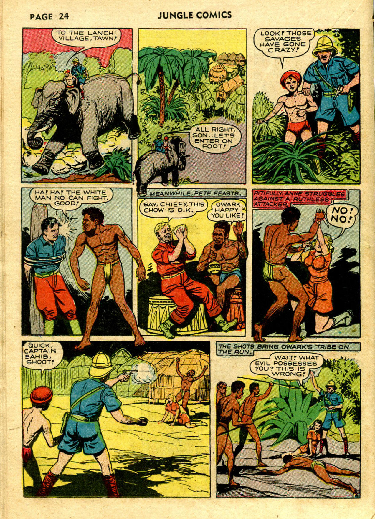Read online Jungle Comics comic -  Issue #28 - 27