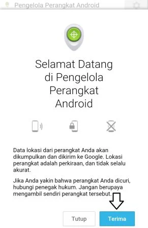 Menemukan Smartphone hilang menggunakan Android Device manager