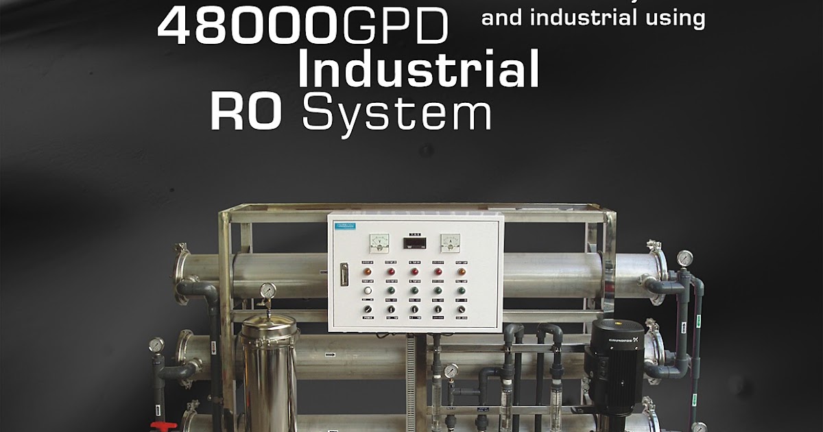 PurePro® RO48000 Industrial Reverse Osmosis Water Filter System