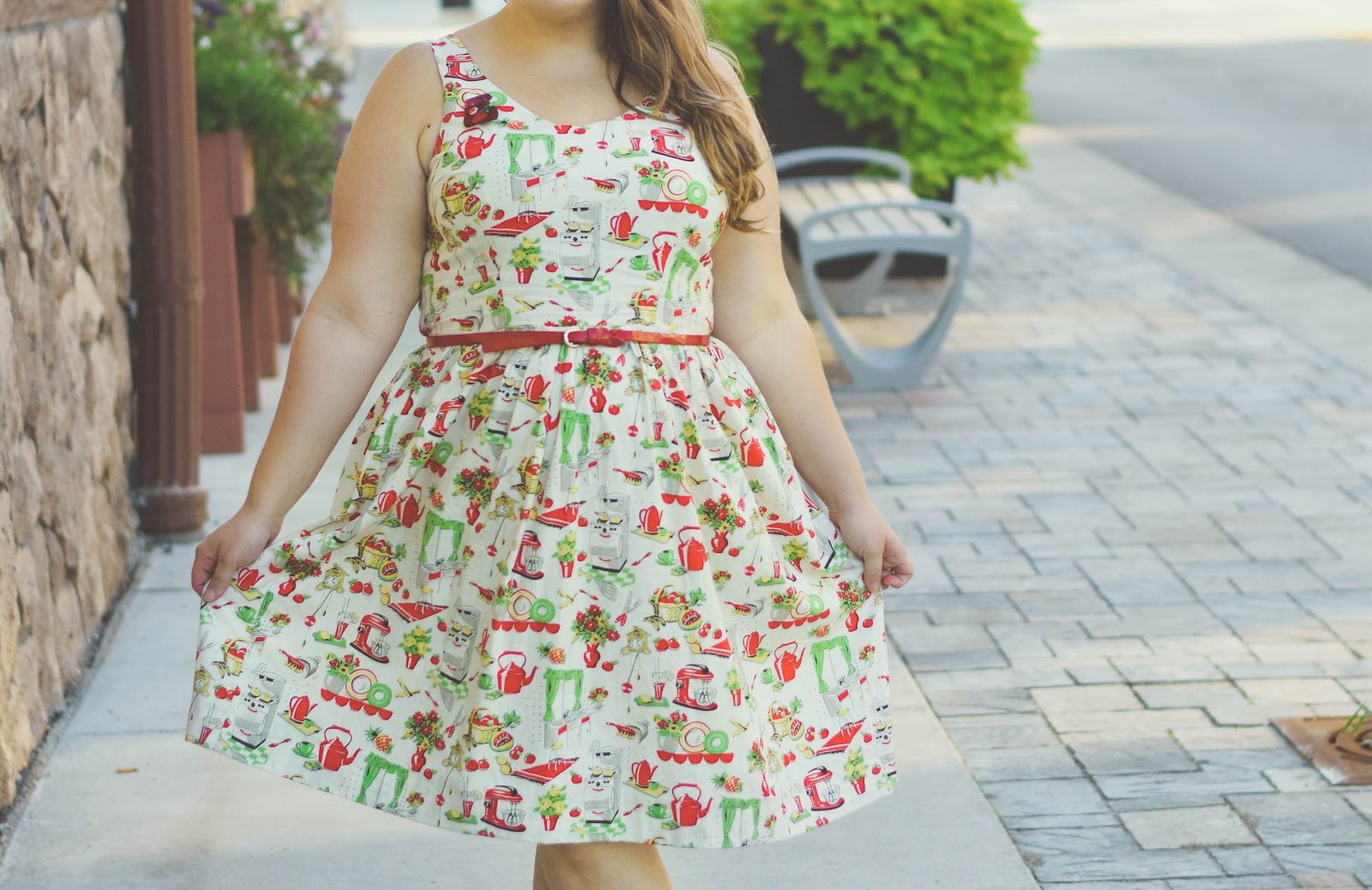 The Classy Junk Fifties Kitchen Dress Outfit