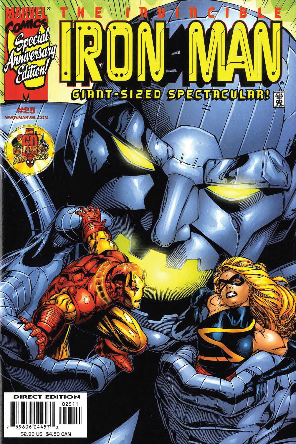 Read online Iron Man (1998) comic -  Issue #25 - 1