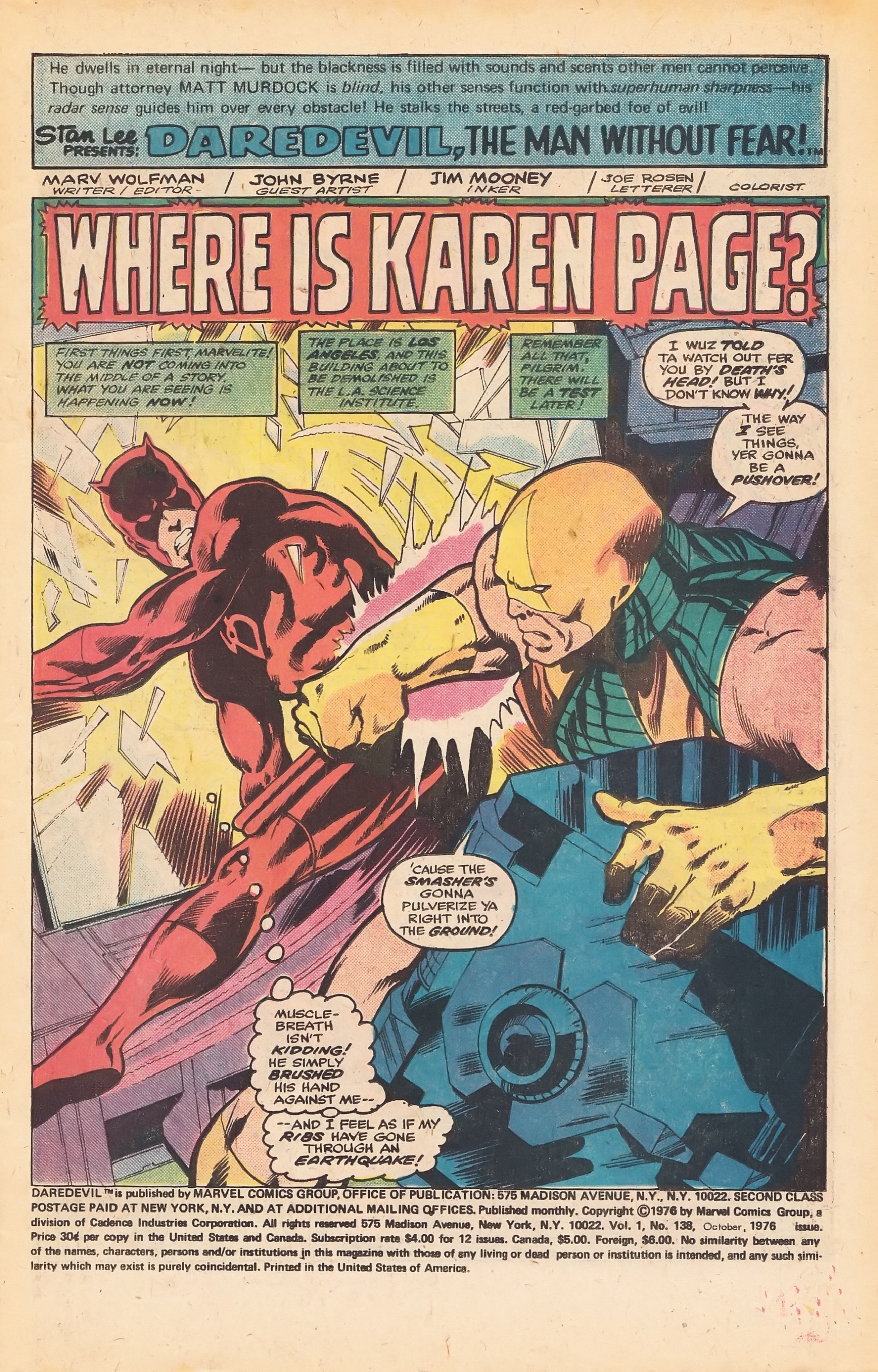 Daredevil (1964) 138 Page 2
