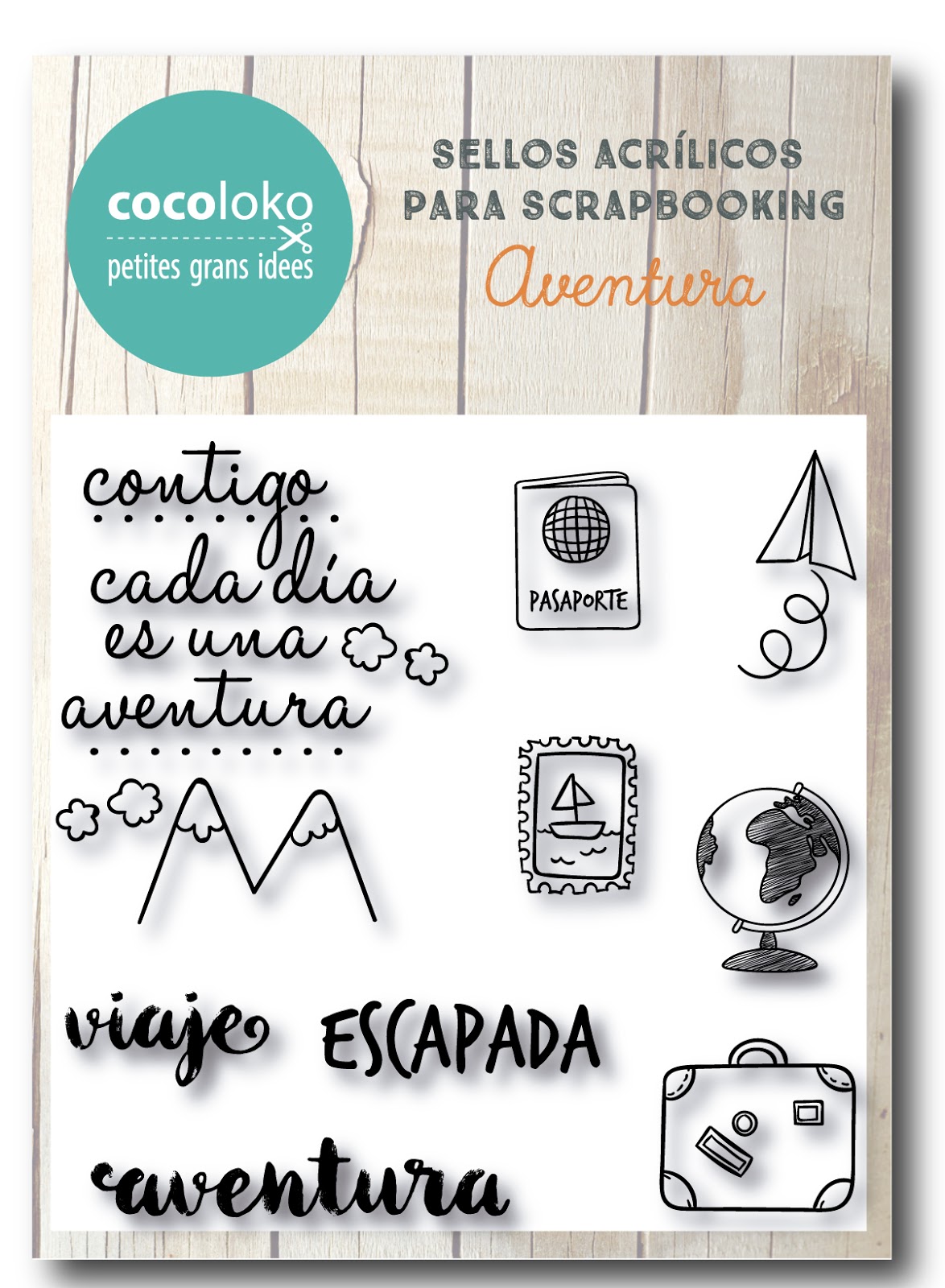 Sellos de Scrapbooking MOTIVADAS- by COCOLOKO