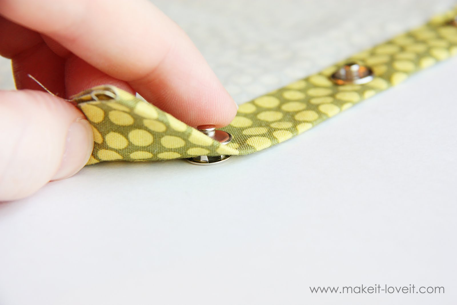 Sewing Tips How to Attatch Snap Style Buttons to Fabric