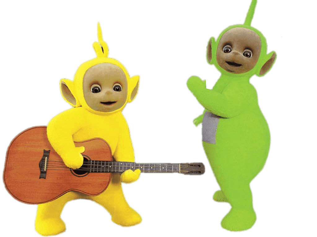 Cartoon Characters: Teletubbies and Peppa Pig (PNG)