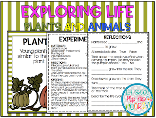 1st Grade Hip Hip Hooray!: Exploring Plants and Animals...NGSS