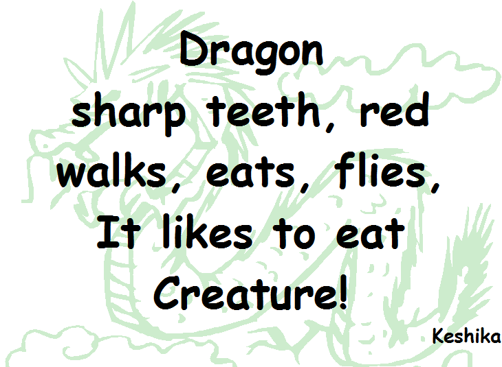 A7 2012: Dragon Cinquains