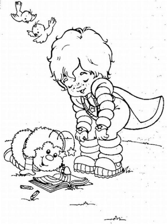 Coloring Pages Online: Rainbow Bright Coloring Pages