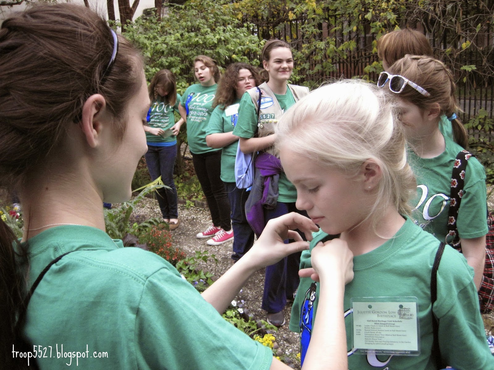 Girl Scout Troop 5527 Juliette Gordon Low Birthplace Visit