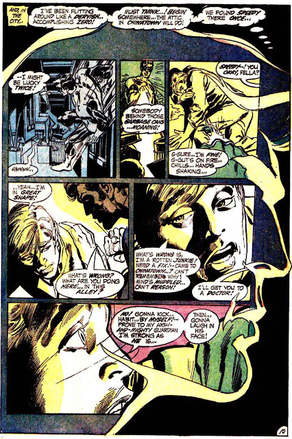 Green Lantern Green Arrow #86 dc comic book page art by Neal Adams Green Lantern Green Arrow #86 dc comic book page art by Neal Adams