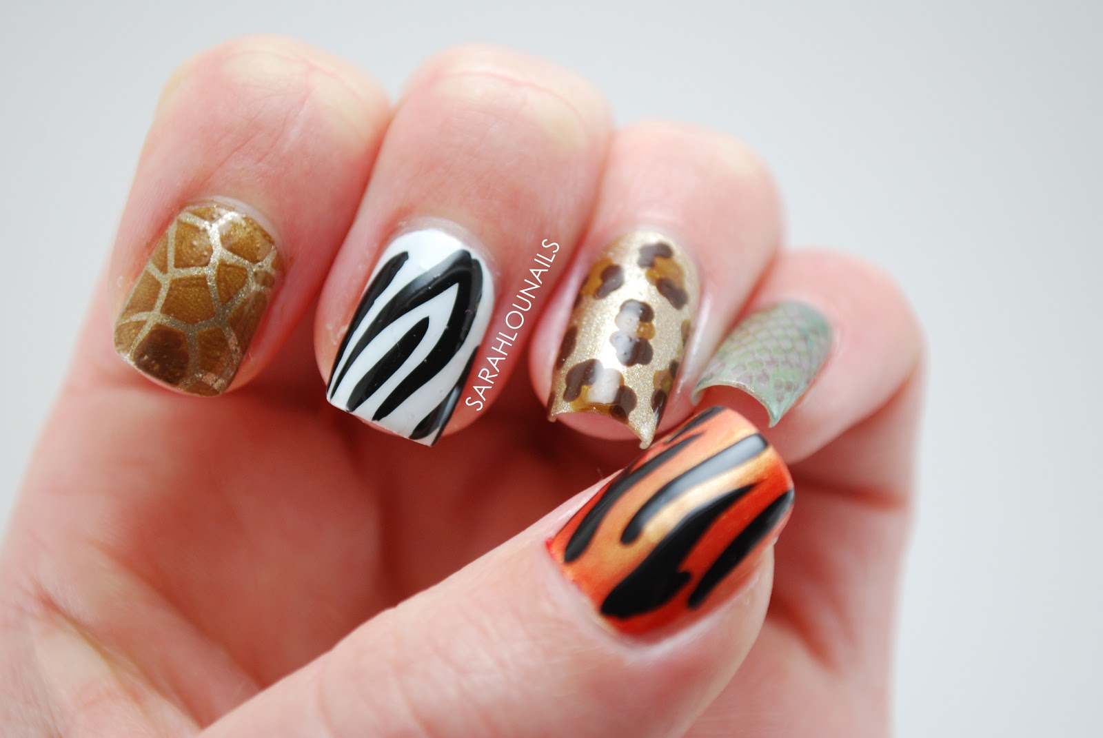 Sarah Lou Nails: Animal Print Nails!