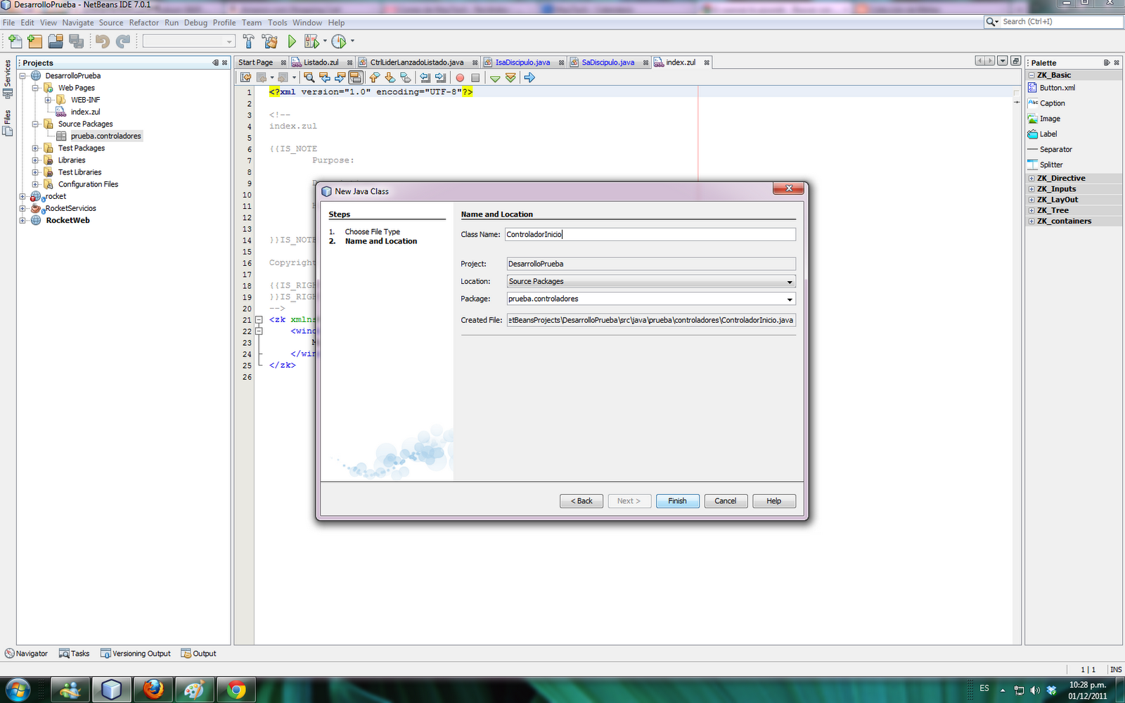 El blog del Herr: IV Parte Curso de Java+ZK-Creación de un controlador-1