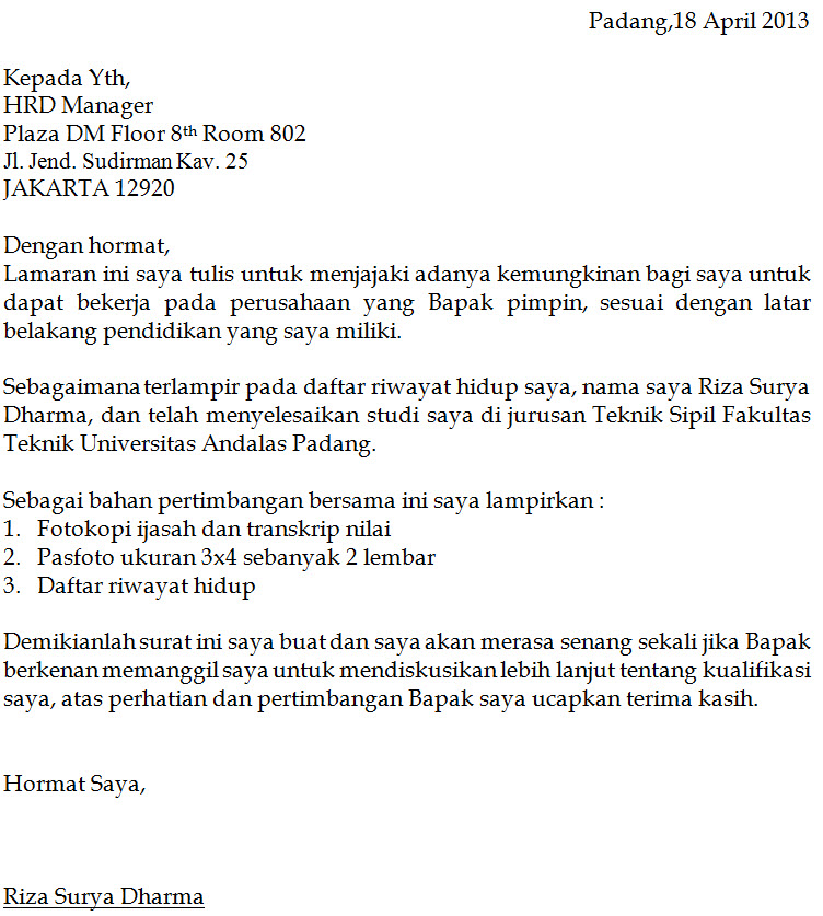 Contoh Resume Profesional - Downlllll