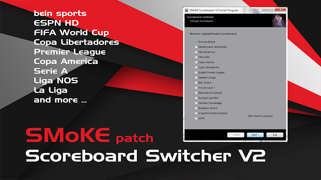 PES 2017 Scoreboard Switcher untuk SMoKE Patch