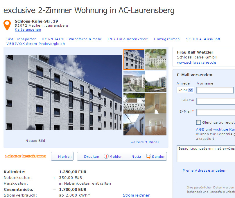 Aachen Wohnung Zimmer Aachen Wohnung Zimmer
