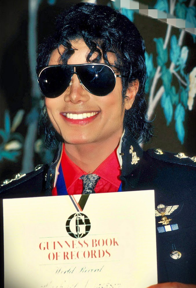 Cartas para Michael A cerimônia do ''Guinness Book of Records'' em 1986