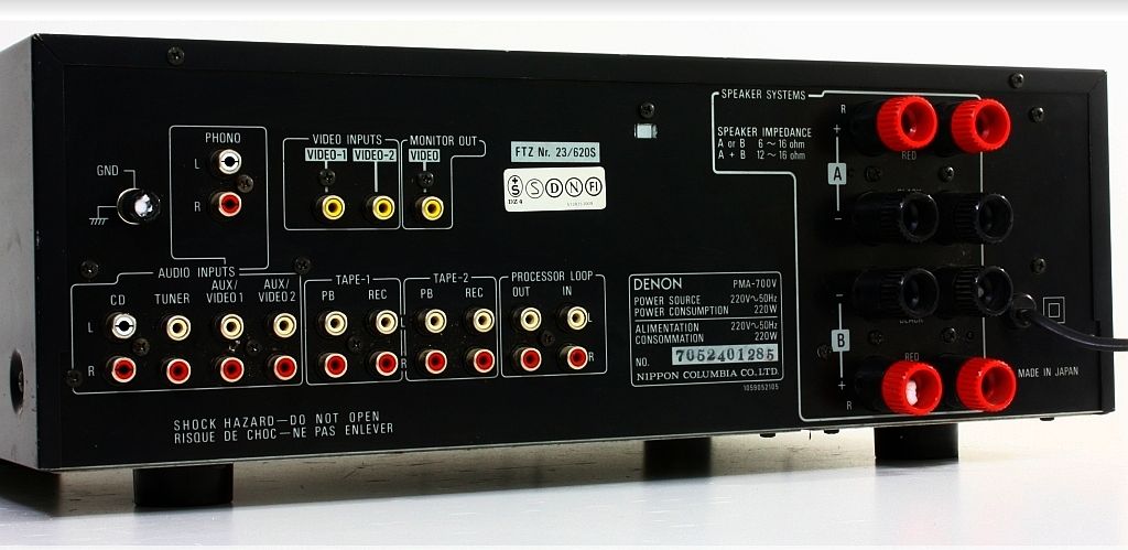 Denon Pma 700v Integrated Amplifier Audiobaza