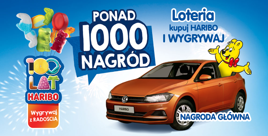 Do wygrania 500 boxów Haribo Konkurs