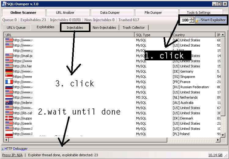 tutorial sqli dumper for get combolist