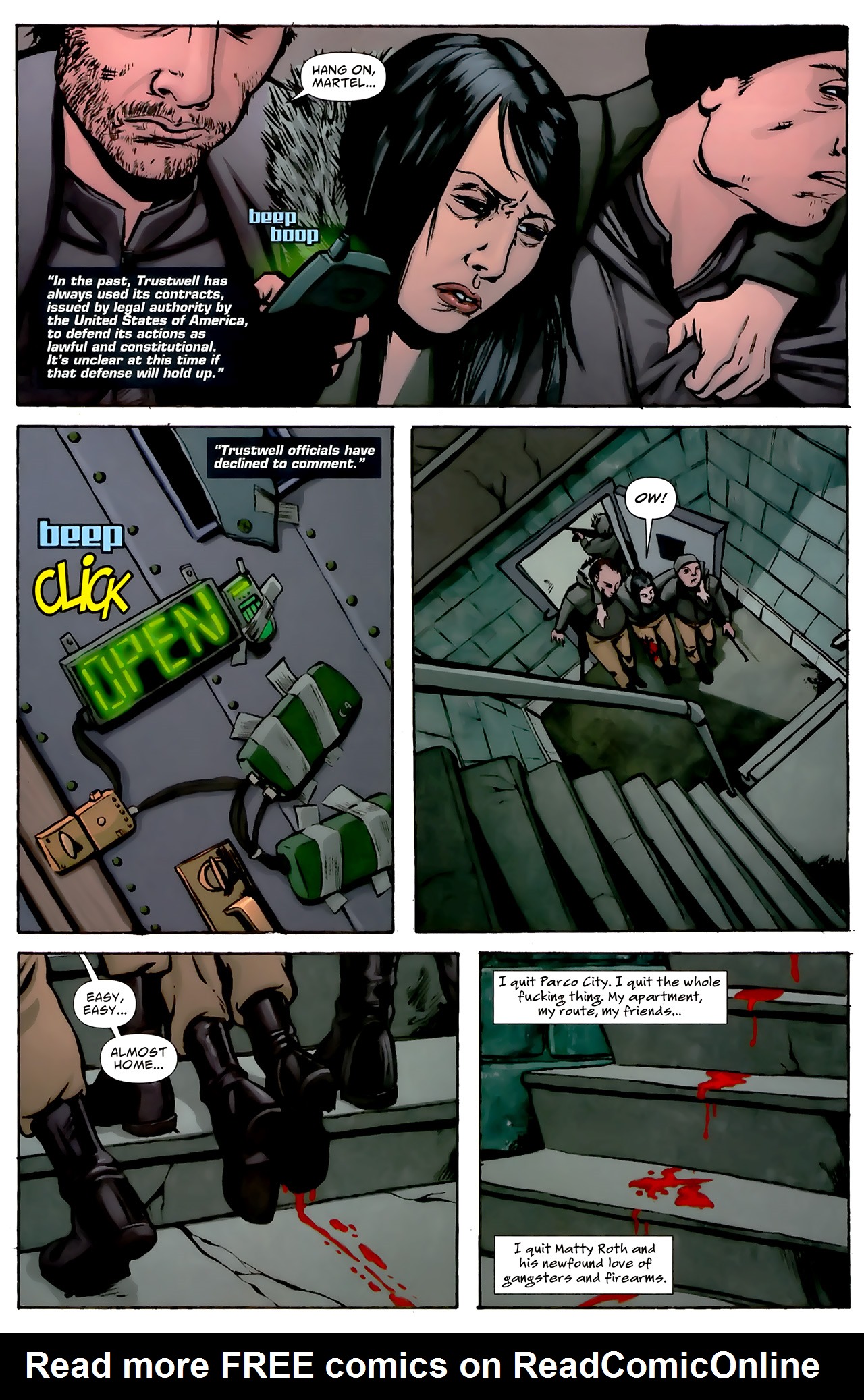 Read online DMZ (2006) comic -  Issue #41 - 5