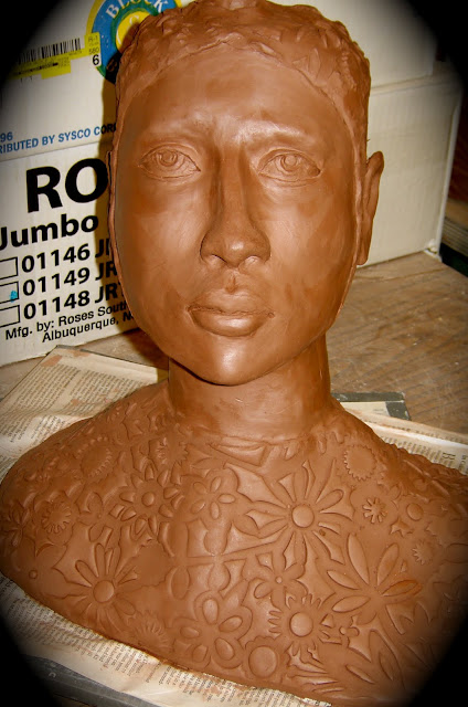 Terra Cotta Head Lamp